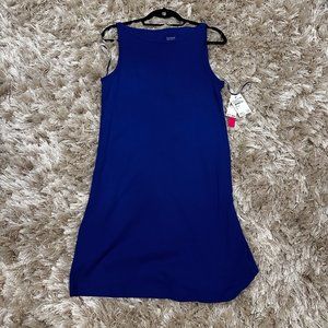Catherine Malandrino Blue Tank Cotton Work Dress - Size M